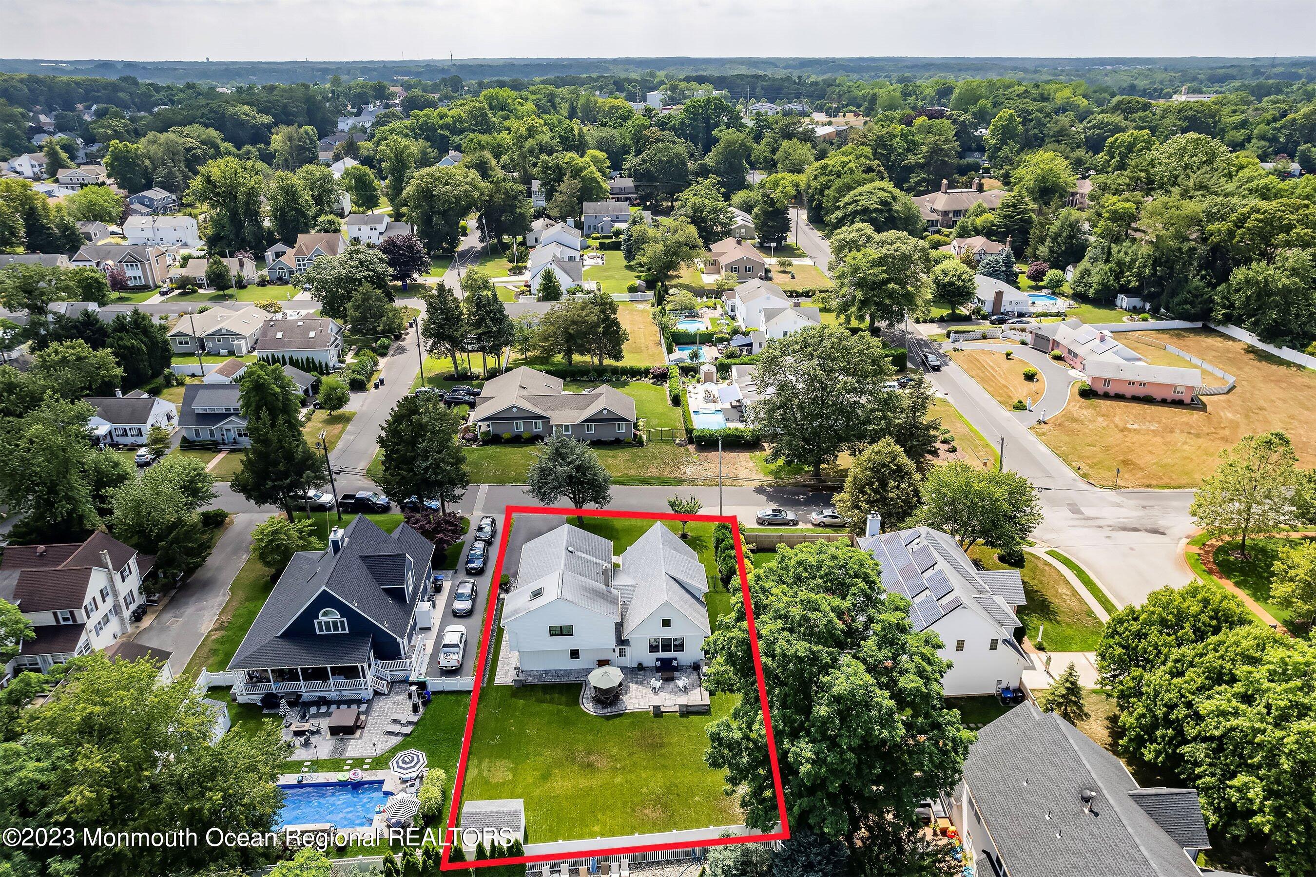 2502 Kipling Avenue Spring Lake, NJ 07762 - Photo 41 of 43 an aerial view of residential house with outdoor space