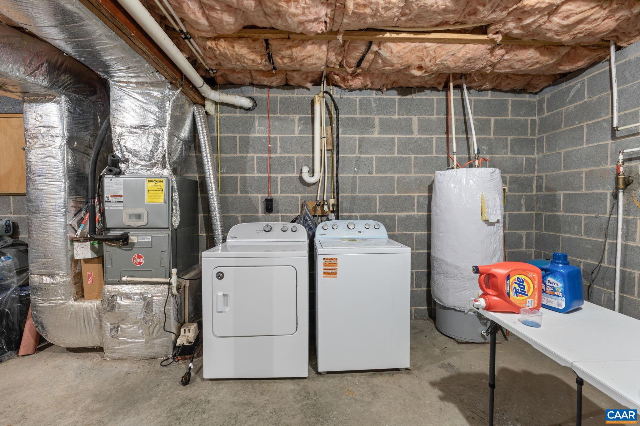 500 Rhue Hollow Road Roseland, VA 22967 - Photo 19 of 34 a utility room with dryer and washer