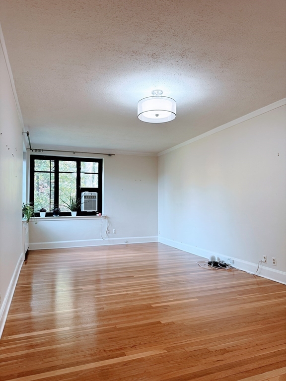 65 Strathmore Road, Unit 49 Boston, MA 02135 - Photo 6 of 26 a view of empty room with wooden floor and fan