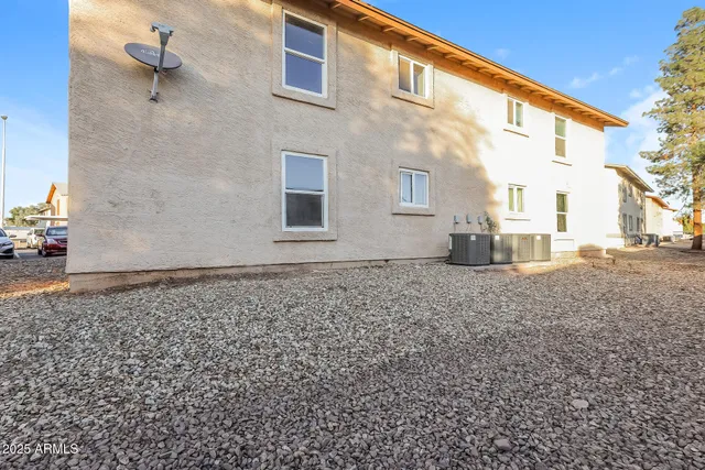 a backyard of a house