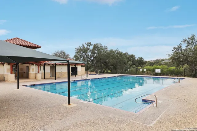 a view of a terrace with a lake view