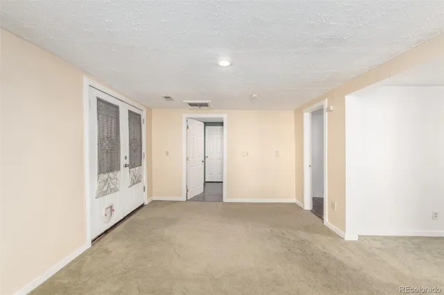 a view of an empty room