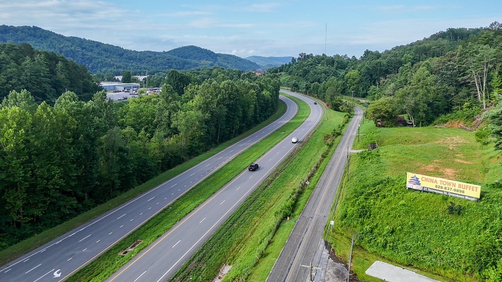 2069 Andrews Road Murphy, NC 28906 - Photo 12 of 12 a view of a lush green hillside with a houses
