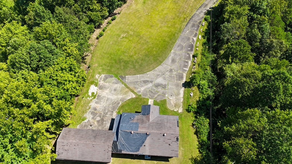 2069 Andrews Road Murphy, NC 28906 - Photo 8 of 12 an aerial view of a house with a garden