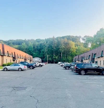 a car parked on the side of a road