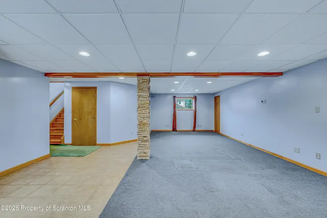 a view of livingroom with a flat screen tv