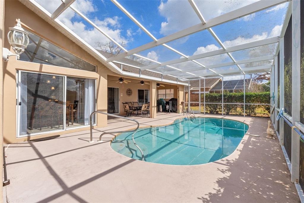 14122 Newcastle Avenue Spring Hill, FL 34609 - Photo 57 of 66 a view of a swimming pool with a patio