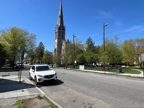 a car parked on the side of the road