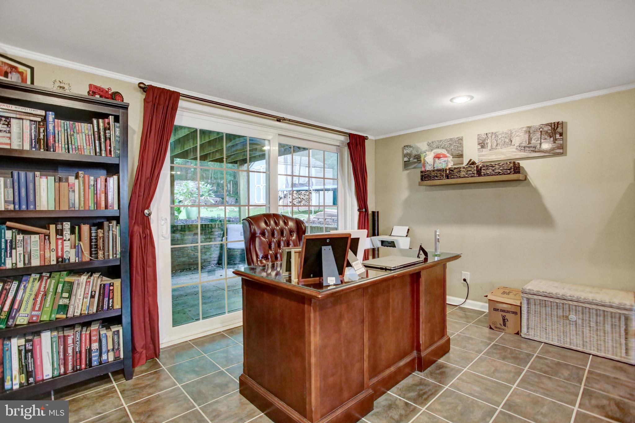 687 Amosite Road Elizabethtown, PA 17022 - Photo 15 of 29 Office area in LL FR w/ sliding door to patio