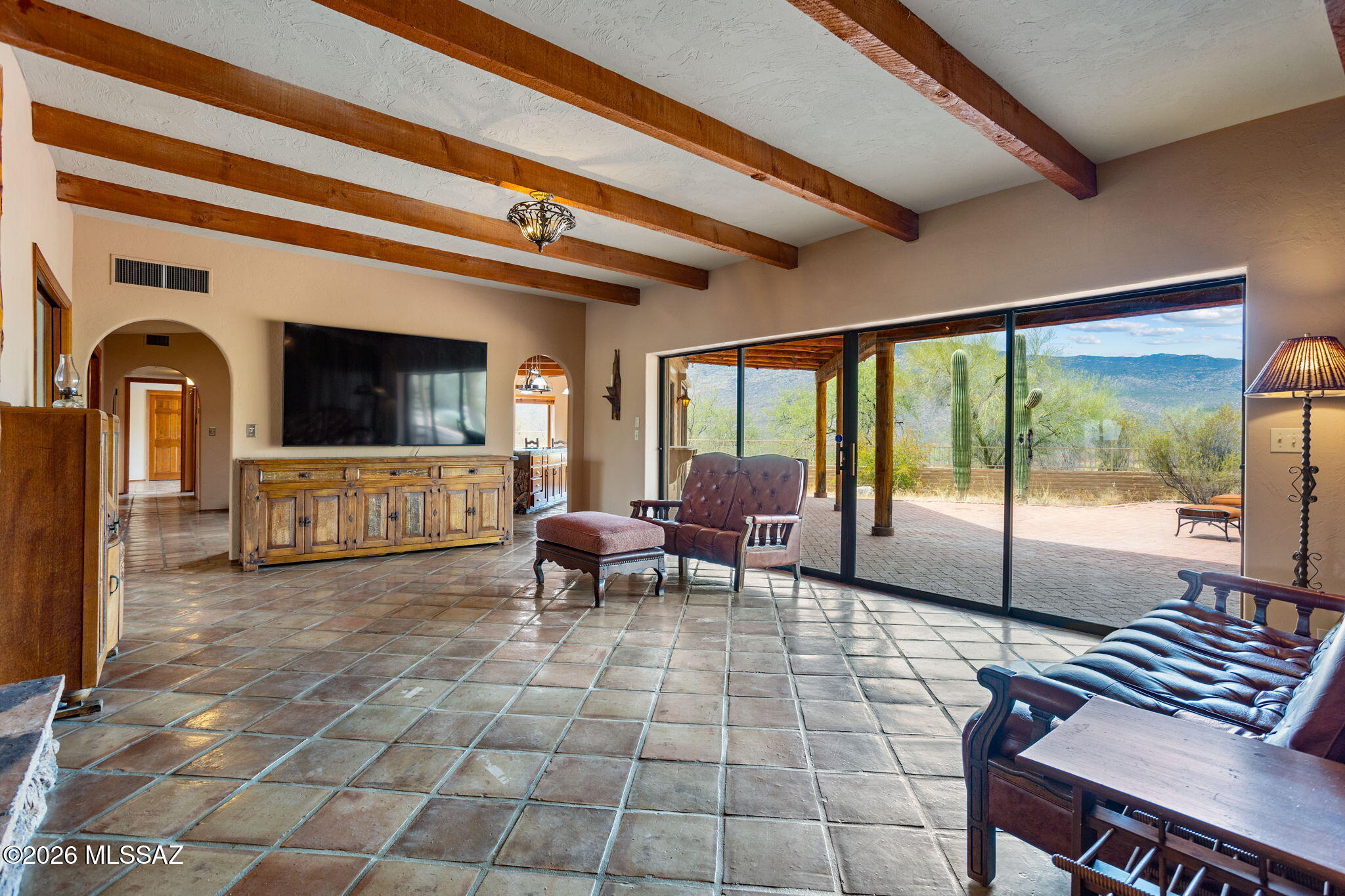 7171 South X9 Ranch Road Vail, AZ 85641 - Photo 4 of 50 Big screen TV included. Media console negotiable.