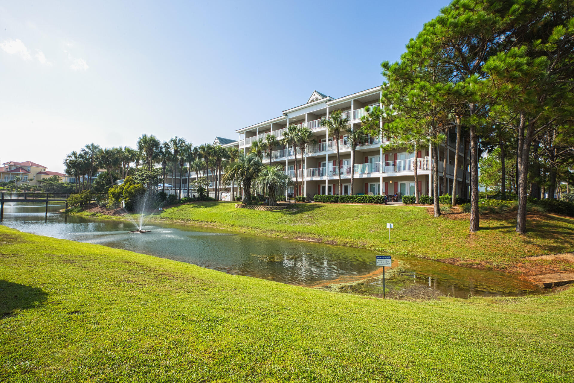 144 Spires Lane, Unit 110 Santa Rosa Beach, FL 32459 - Photo 25 of 33 a view of a swimming pool with an outdoor space and seating area