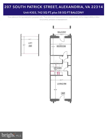 $3,300 | 207 South Patrick Street, Unit 303, Alexandria, VA 22314
