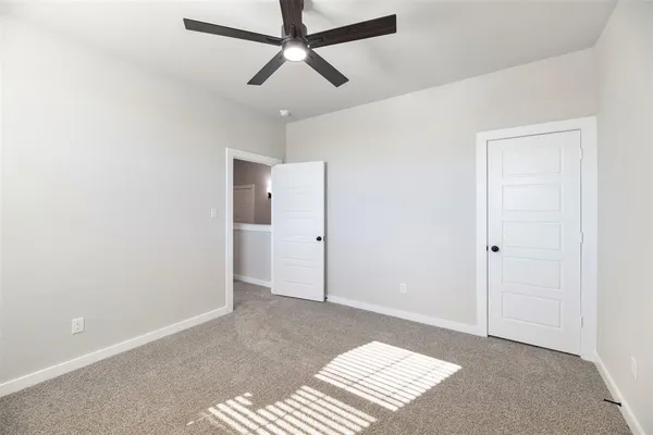 a view of an empty room