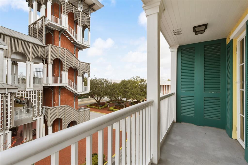 600 Market Street, Unit 340 Celebration, FL 34747 - Photo 26 of 35 a city view from a balcony