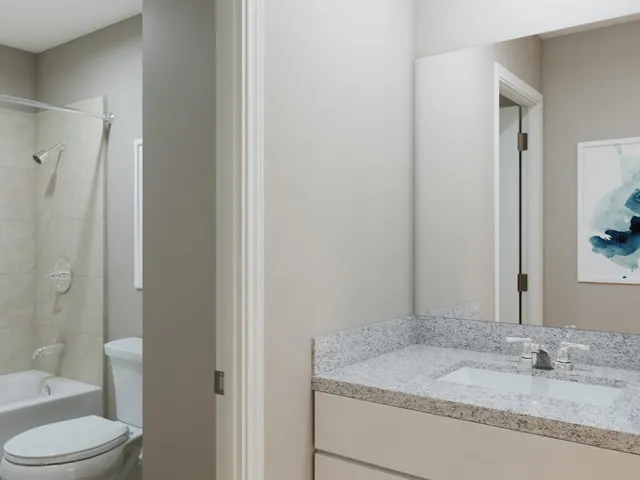 a view of a lake with a yard