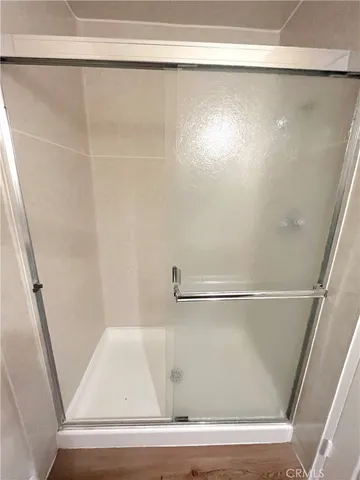 a bathroom with a tub