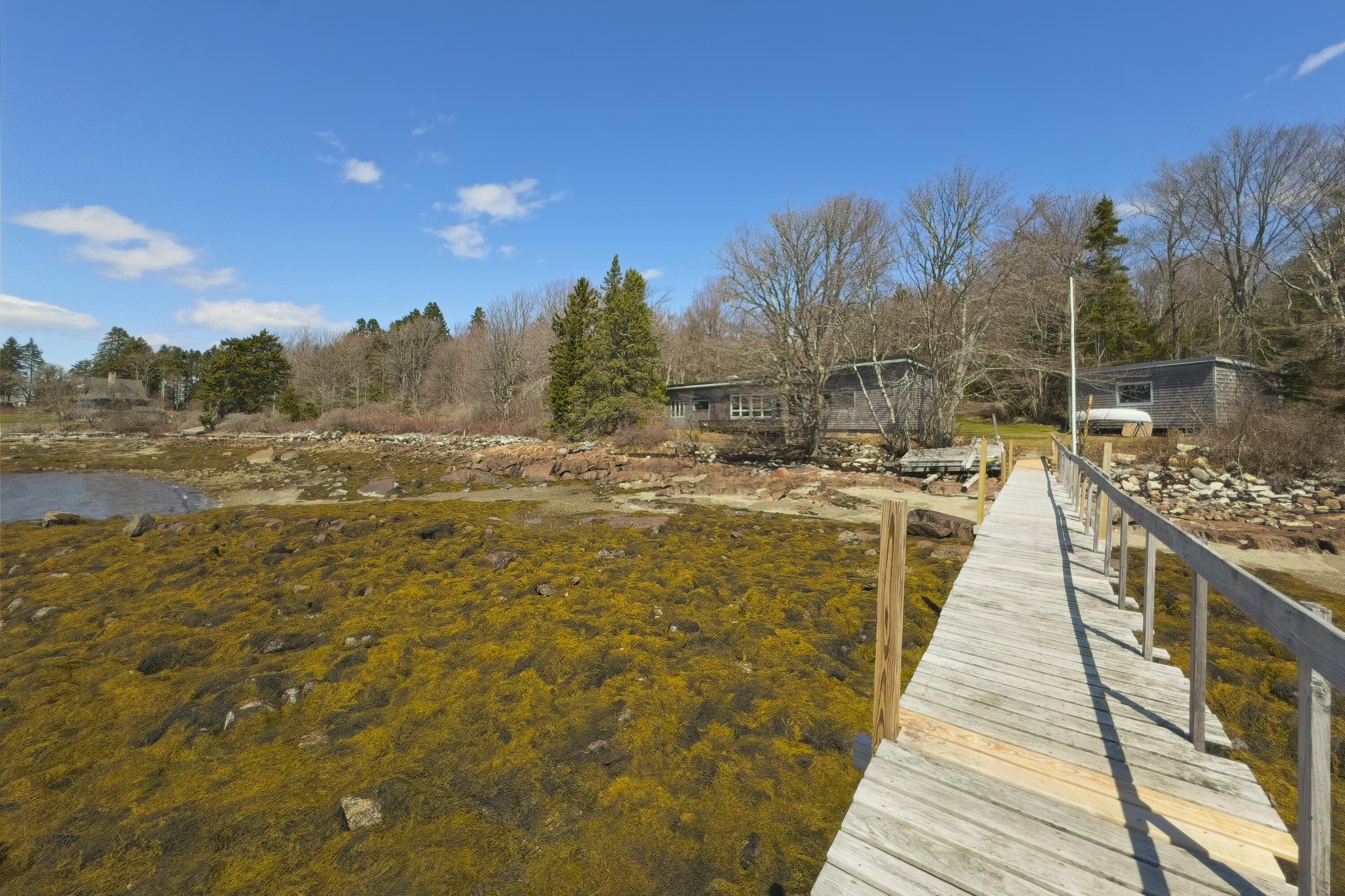 47 Teel Cove Road St. George, ME 04860 - Photo 36 of 44 View of the house from the pier