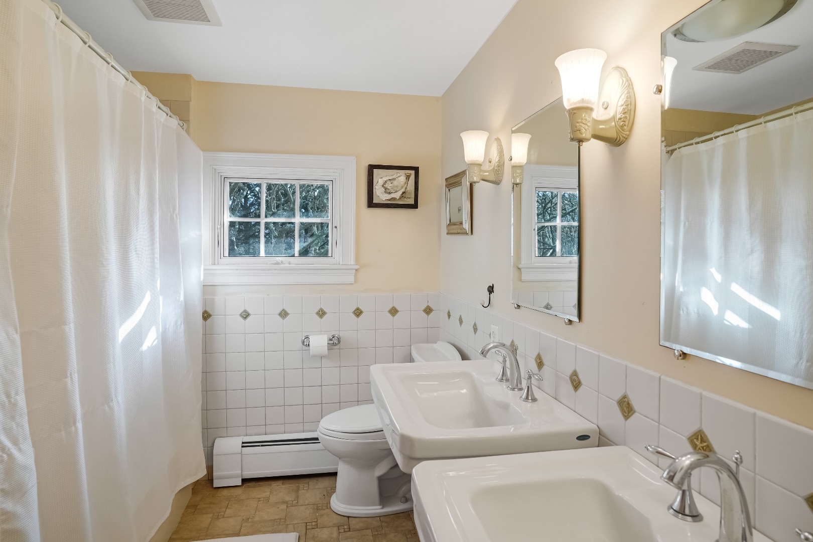 4 Nomans Watch Road Aquinnah, MA 02535 - Photo 21 of 36 a bathroom with a sink toilet and shower