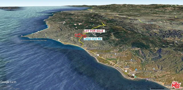 a view of beach and ocean