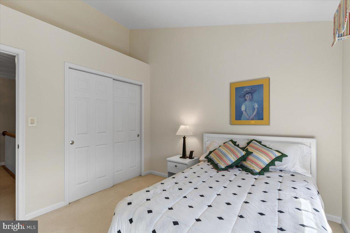 46134 Brisbane Square Sterling, VA 20165 - Photo 28 of 48 a bedroom with a bed and a painting on the wall