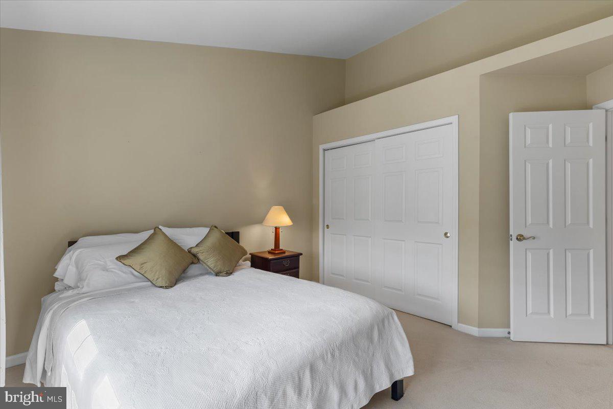 46134 Brisbane Square Sterling, VA 20165 - Photo 30 of 48 a bedroom with a bed and a night stand