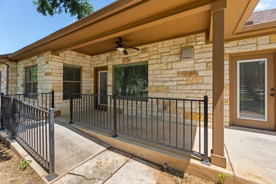 1001 Fort Davis Street Georgetown, TX 78633 - Photo 35 of 40 a view of a porch with a table and chairs