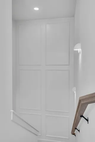 a close view of closet