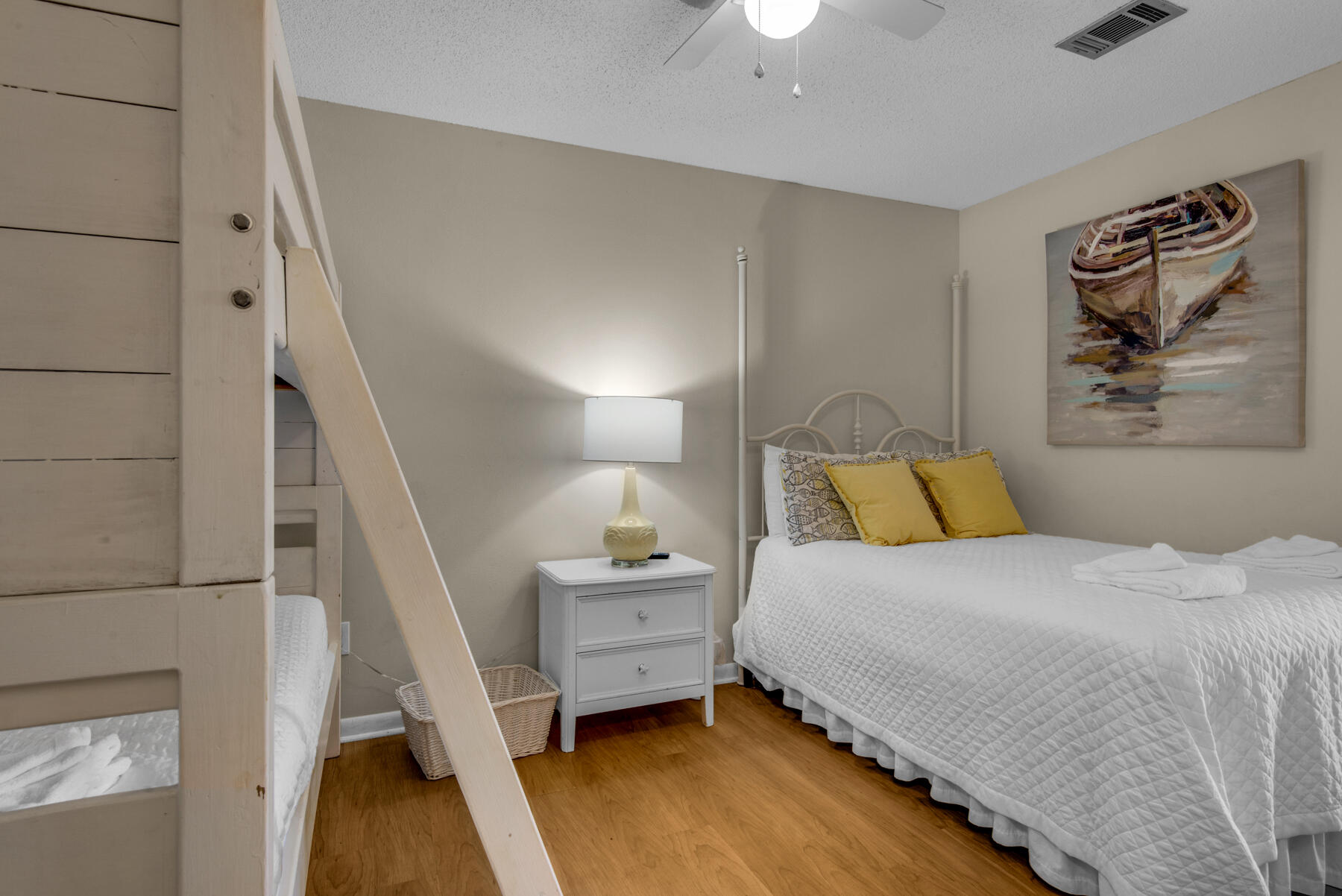 3799 East County Highway 30A, Unit E11 Santa Rosa Beach, FL 32459 - Photo 27 of 31 a bedroom with a bed and a walk in closet