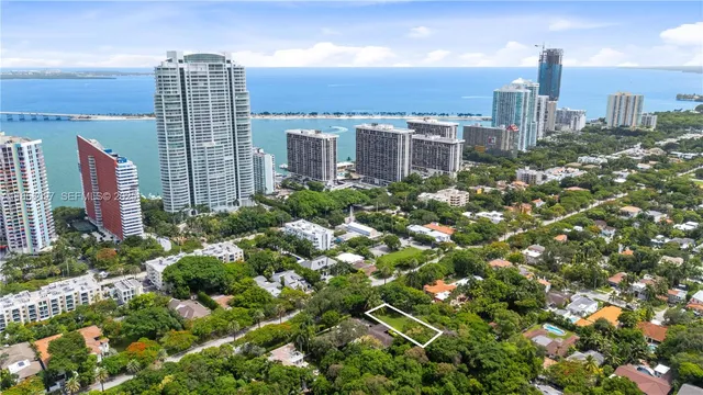 a view of a city with tall buildings