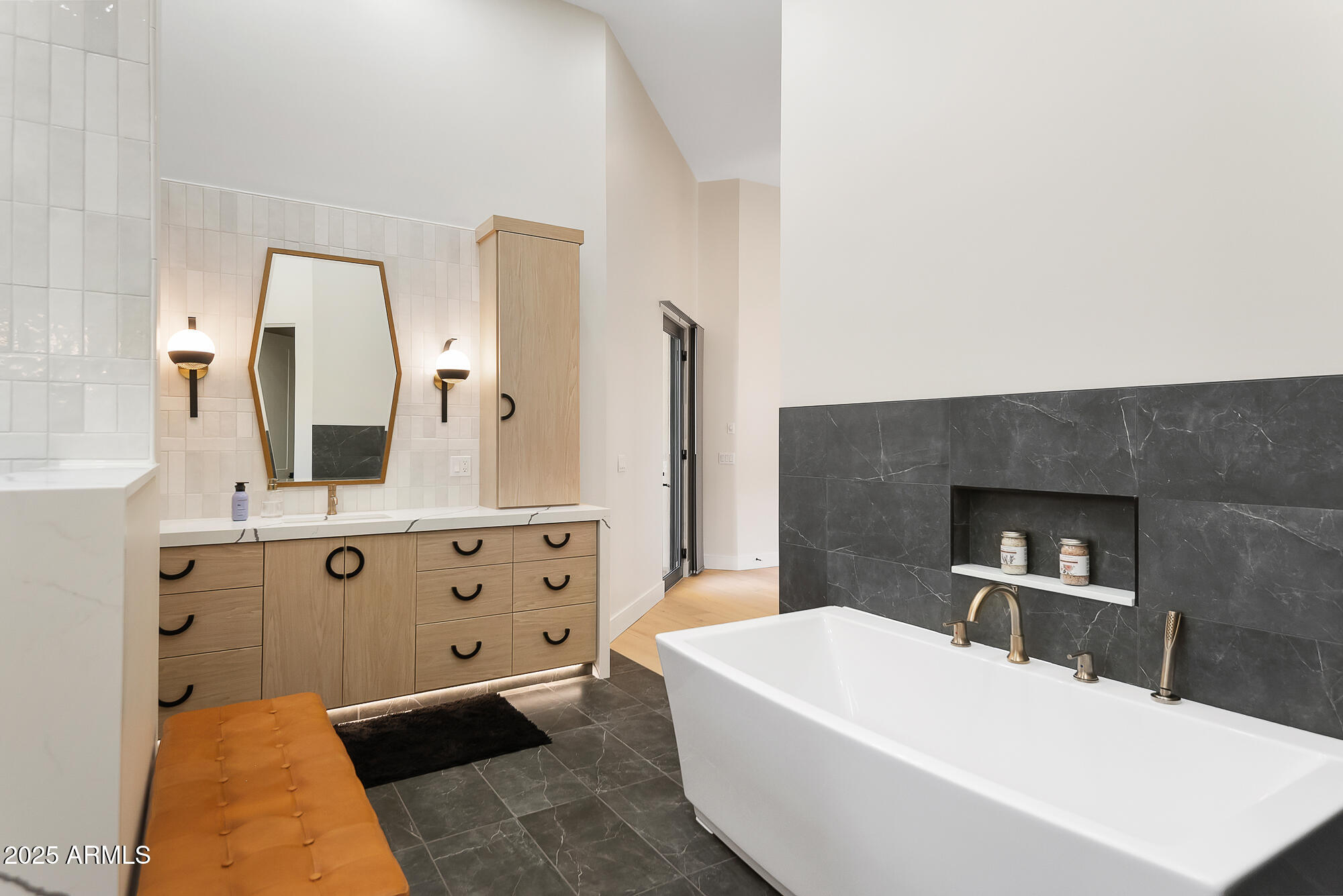 39419 7th Avenue Phoenix, AZ 85086 - Photo 29 of 51 a bathroom with a bathtub sink and mirror