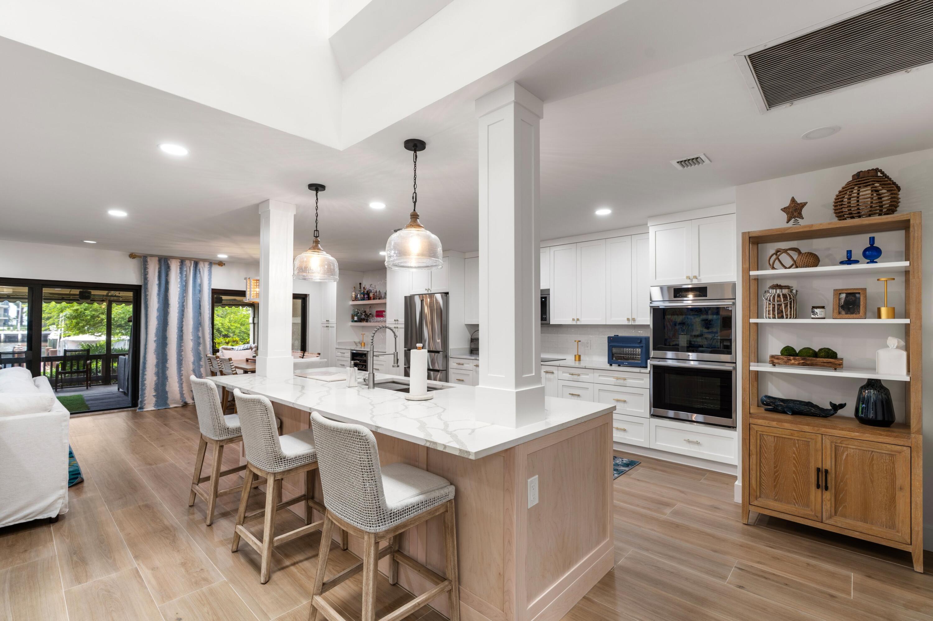 5552 North Ocean Boulevard, Unit 1A Ocean Ridge, FL 33435 - Photo 7 of 40 Kitchen Island