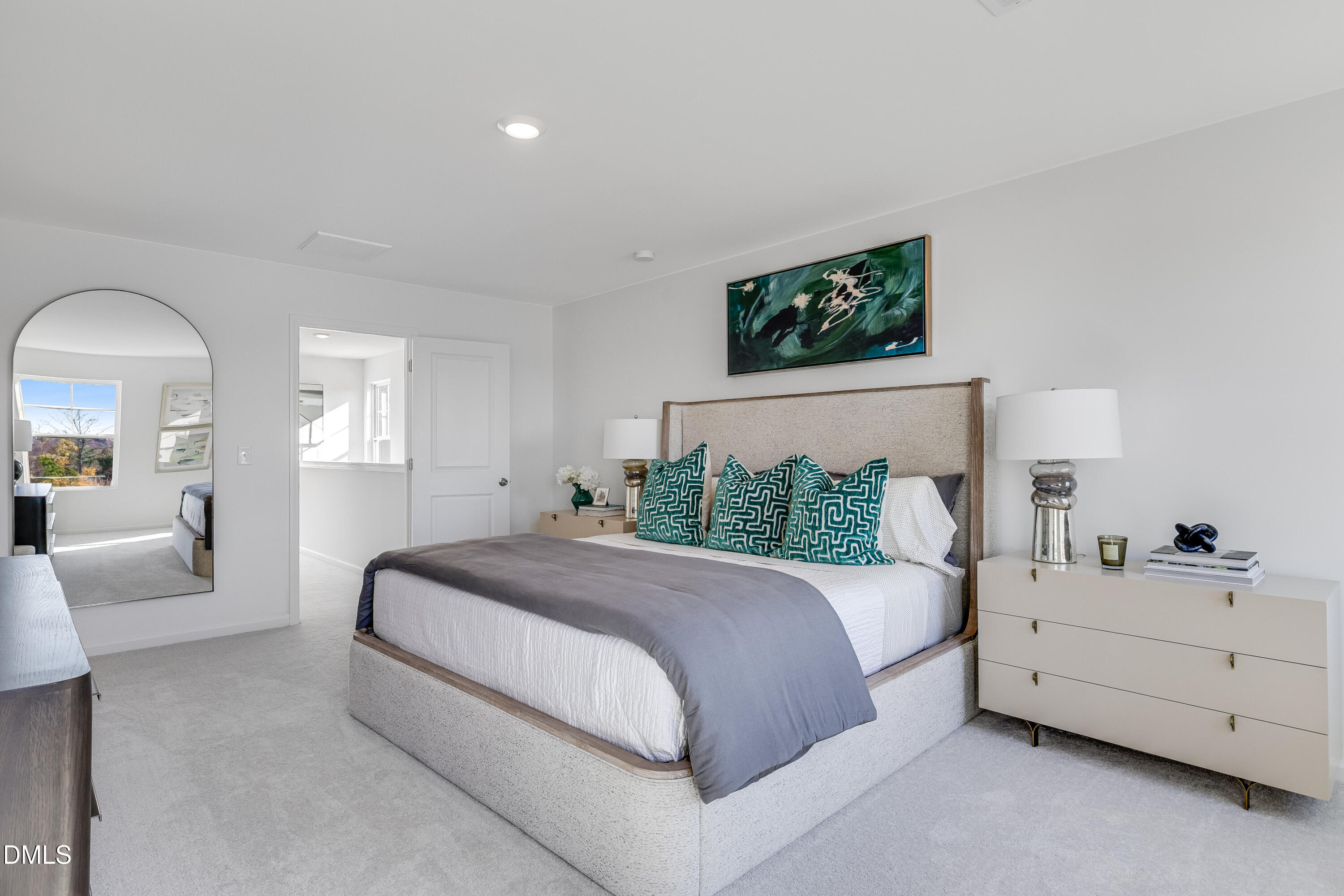 2420 Small Br Trail Raleigh, NC 27610 - Photo 13 of 23 a bedroom with a large bed and a couch