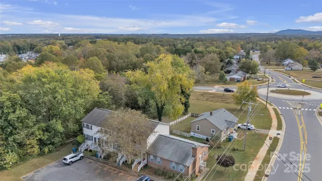 a view of a city with mountain view