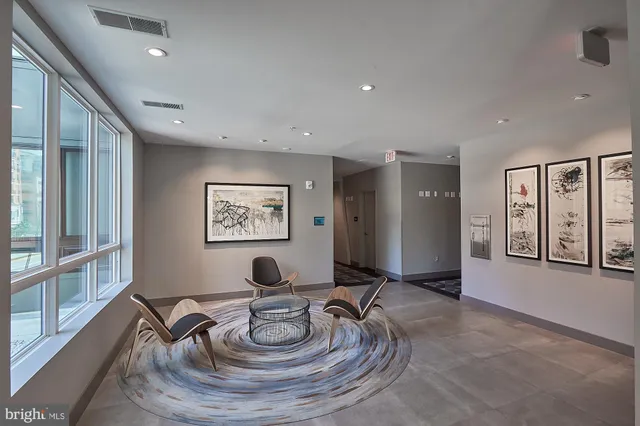 a room with furniture and window