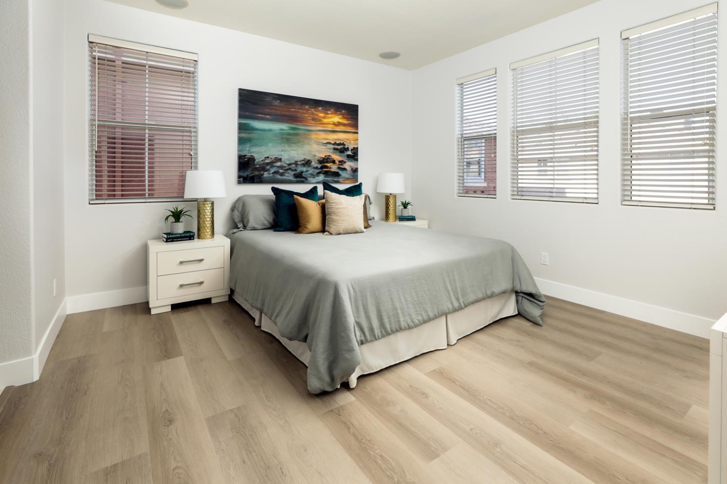 425 Nicholas Drive Mountain View, CA 94043 - Photo 21 of 36 a bedroom with a bed and a window