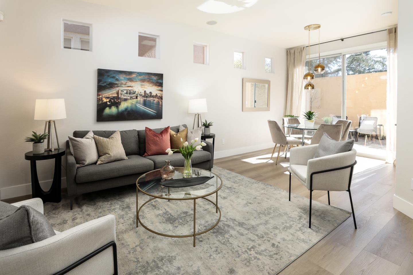 425 Nicholas Drive Mountain View, CA 94043 - Photo 3 of 36 a living room with furniture and a large window