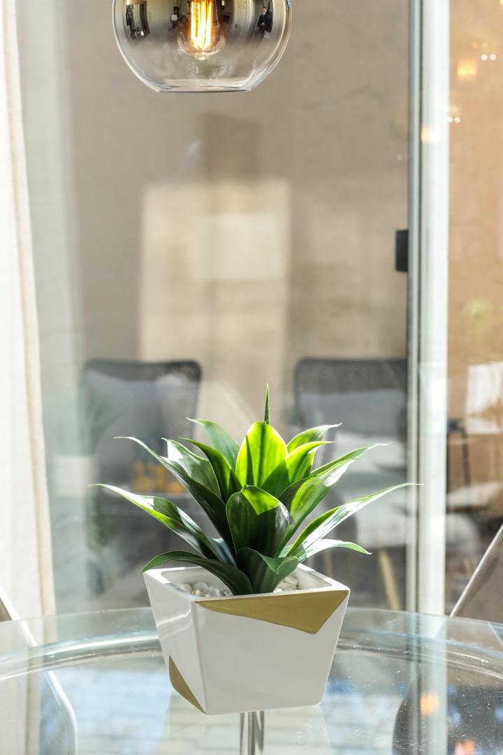 425 Nicholas Drive Mountain View, CA 94043 - Photo 7 of 36 a view of a glass vase of flowers sitting on a table