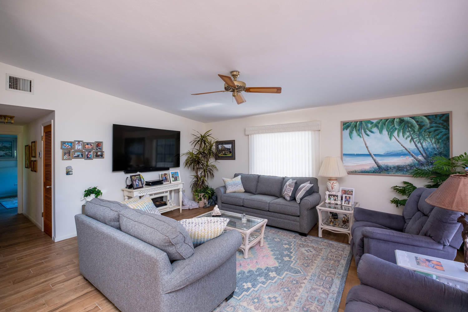 205 Sunset Boulevard Key Largo, FL 33037 - Photo 13 of 42 a living room with furniture and a flat screen tv