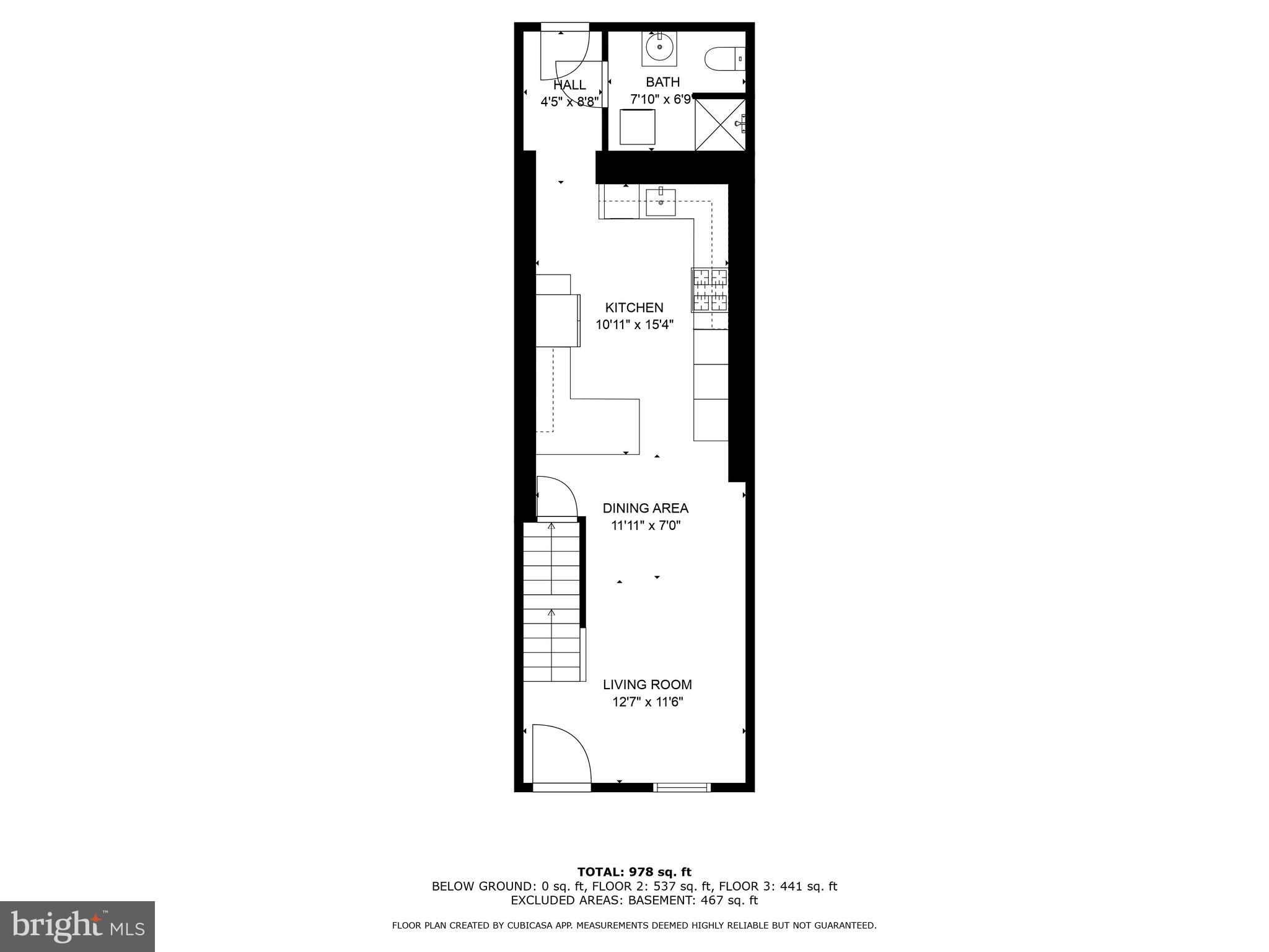 1423 Decatur Street Baltimore, MD 21230 - Photo 35 of 36 2nd Floor Plan