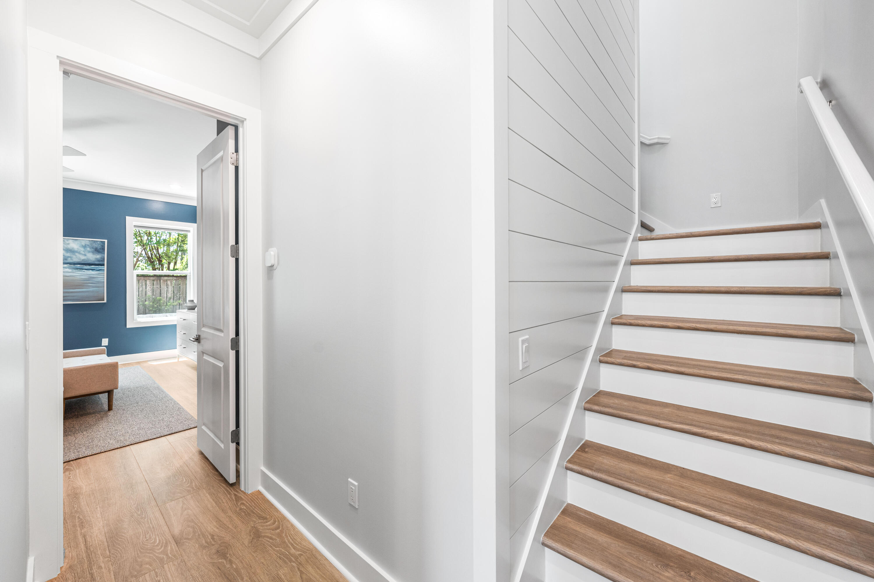 95 West Willow Mist Road Inlet Beach, FL 32461 - Photo 19 of 72 a view of entryway and hall with wooden floor