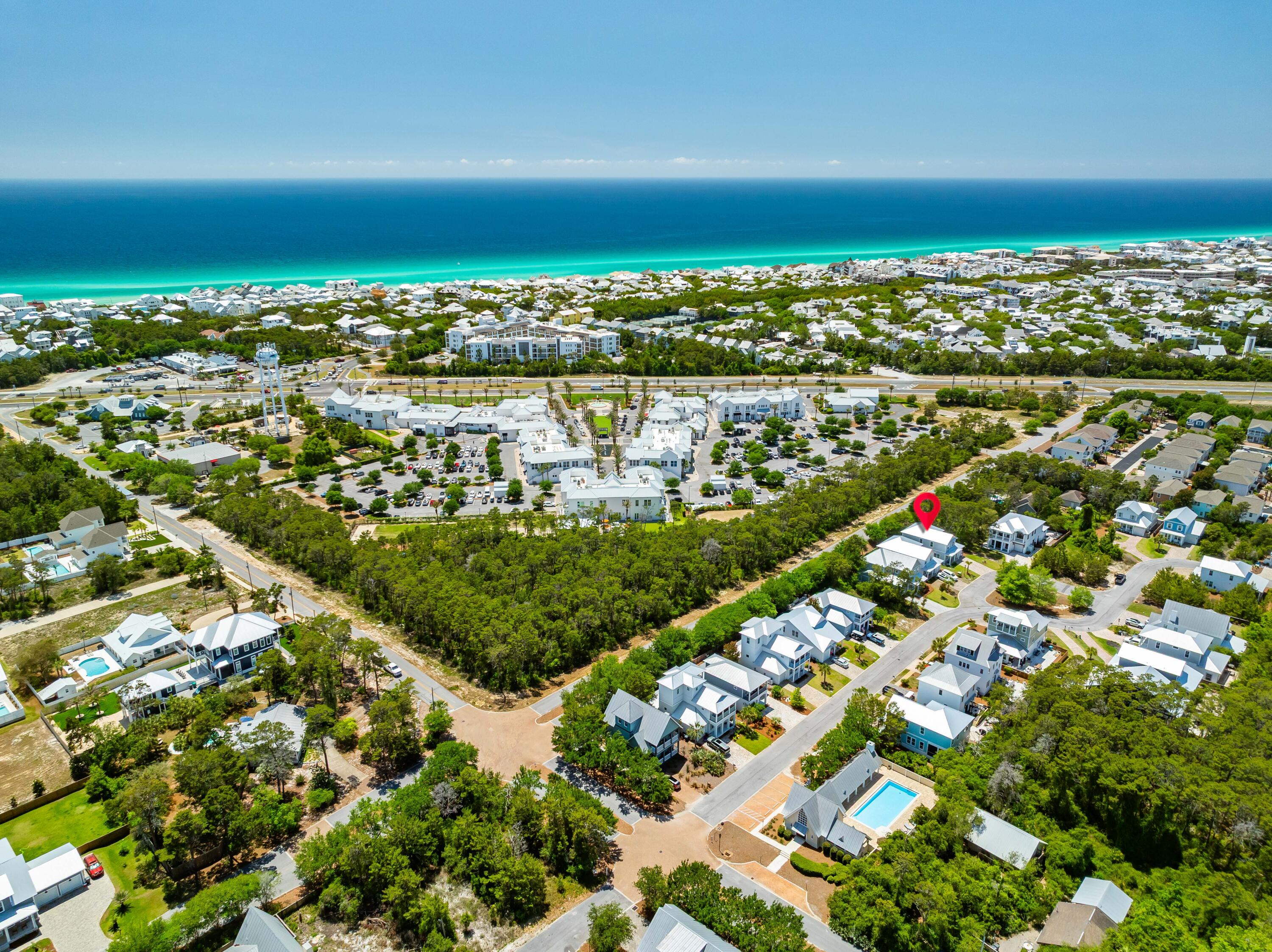 95 West Willow Mist Road Inlet Beach, FL 32461 - Photo 66 of 72 a view of a city with an ocean