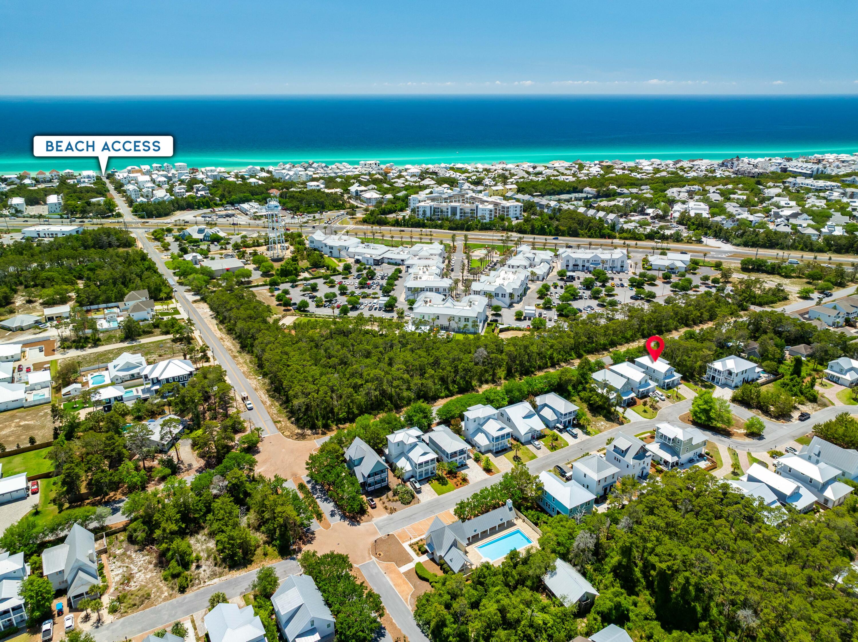 95 West Willow Mist Road Inlet Beach, FL 32461 - Photo 67 of 72 an aerial view of a city