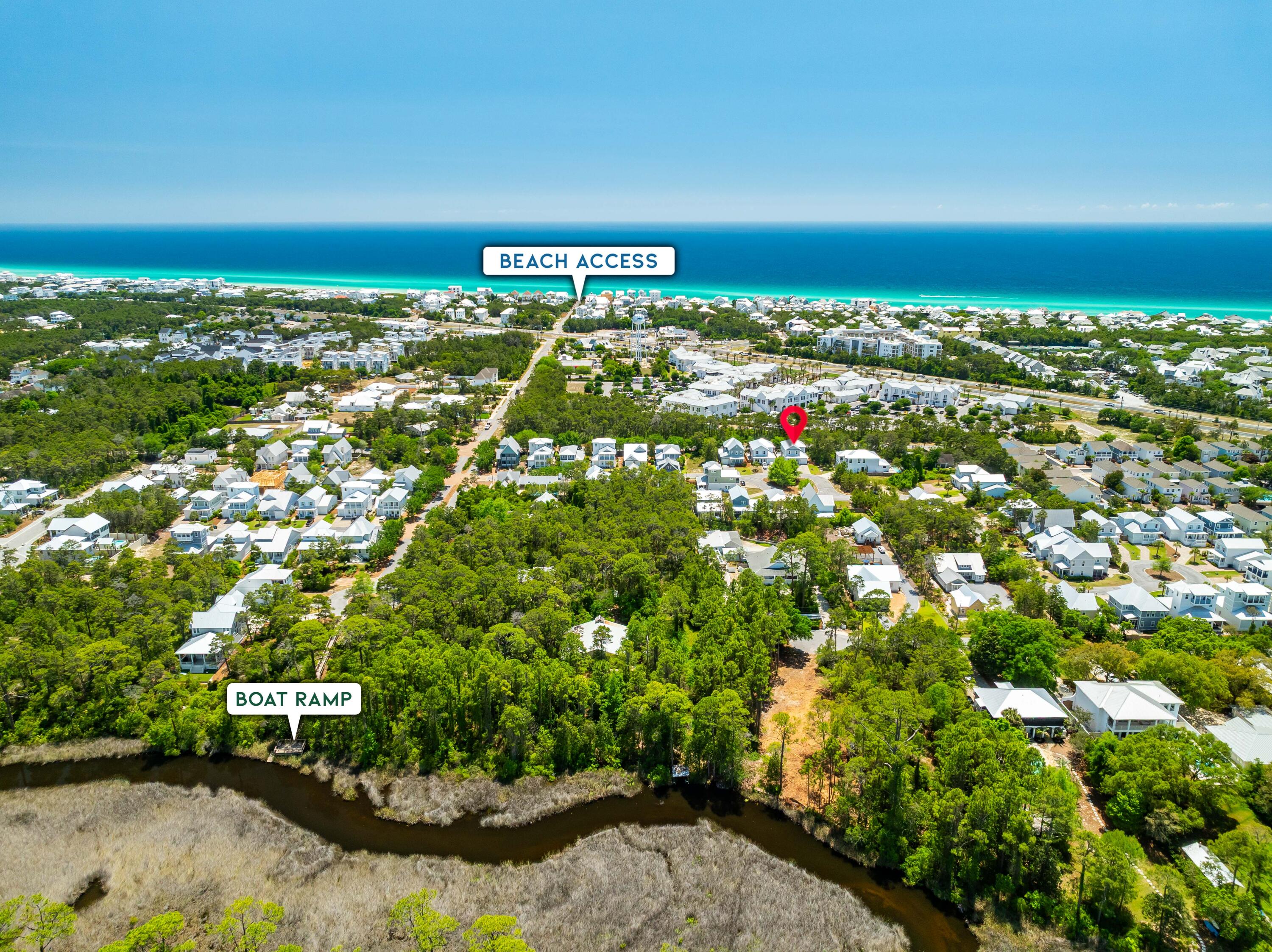 95 West Willow Mist Road Inlet Beach, FL 32461 - Photo 69 of 72 a view of a city with tall buildings