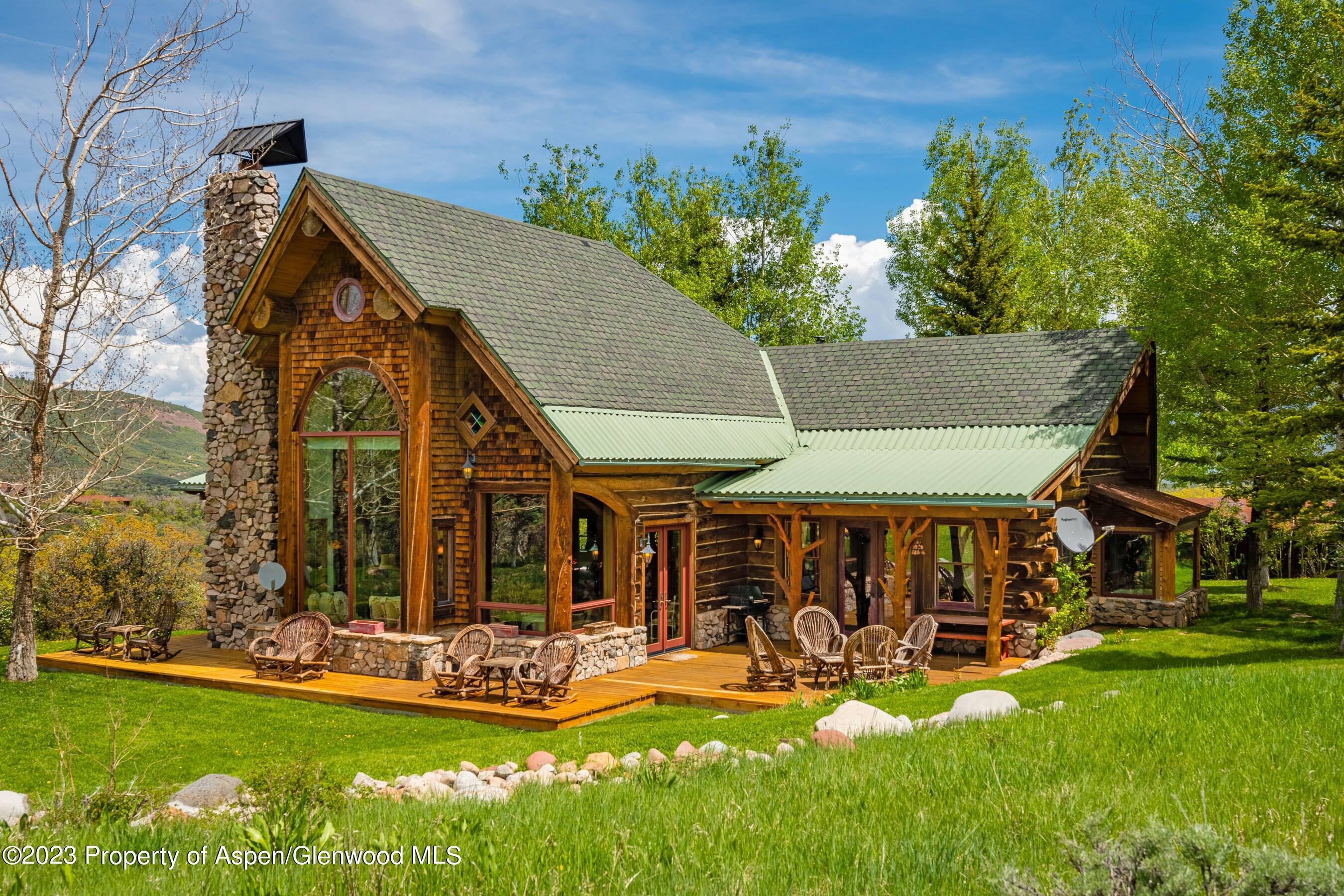 2088 Old Herron Road Basalt, CO 81621 - Photo 30 of 38 a view of a house with backyard porch and sitting area