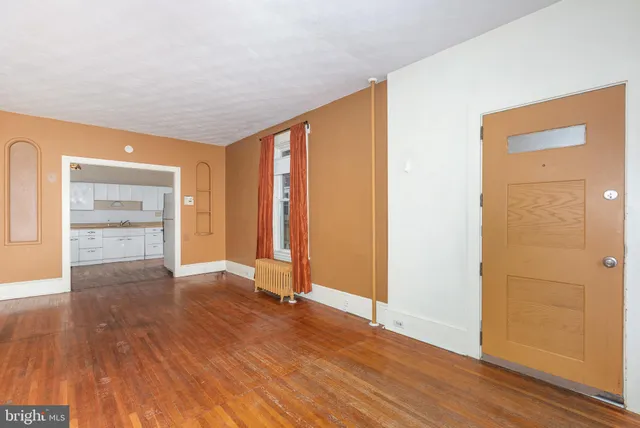wooden floor in an empty room