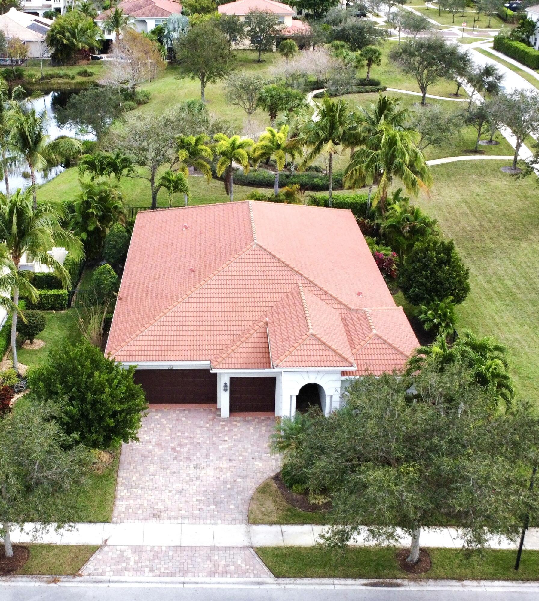 168 Umbrella Place Jupiter, FL 33458 - Photo 12 of 23 Front House "aerial"