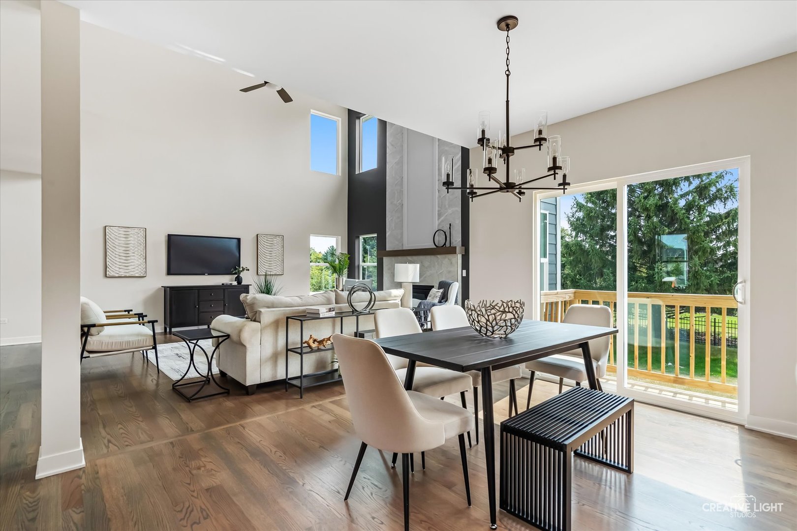 3959 Caliente Circle Naperville, IL 60564 - Photo 13 of 28 a view of a dining room with furniture window and wooden floor