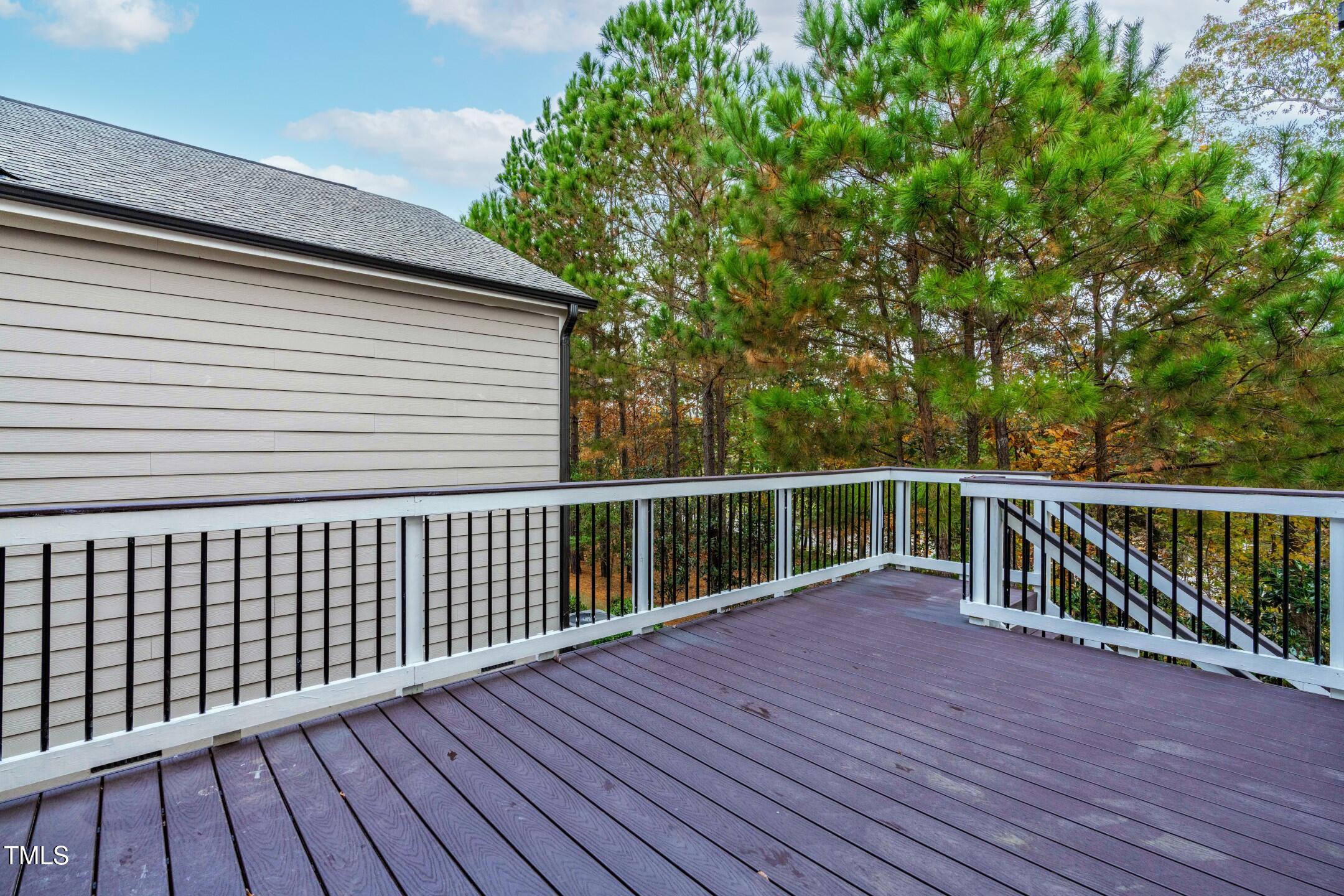 128 Damsire Way Cary, NC 27513 - Photo 44 of 45 a view of balcony with wooden floor