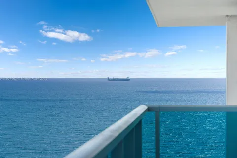 a city view with tall buildings