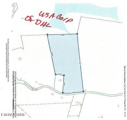 10.70-ac Red Oak Ridge Road Celina, TN 38551 - Photo 39 of 39 Topo Map